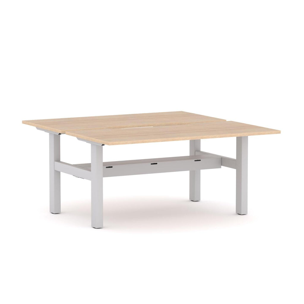 Agile Fixed Rectangle 2-Person DSD Workstation - alternate view, size or finish; optional items may be shown