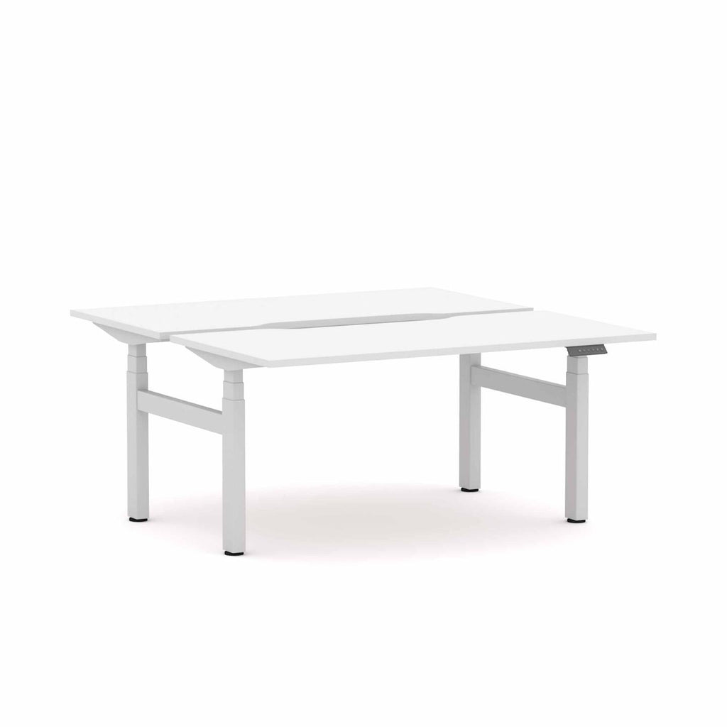 Klass 3C/2M Electric 2-User Double-Sided Workstation - alternate view, size or finish; optional items may be shown