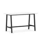Axis Trestle Bar Leaner 4-Leg — Black, Studio White