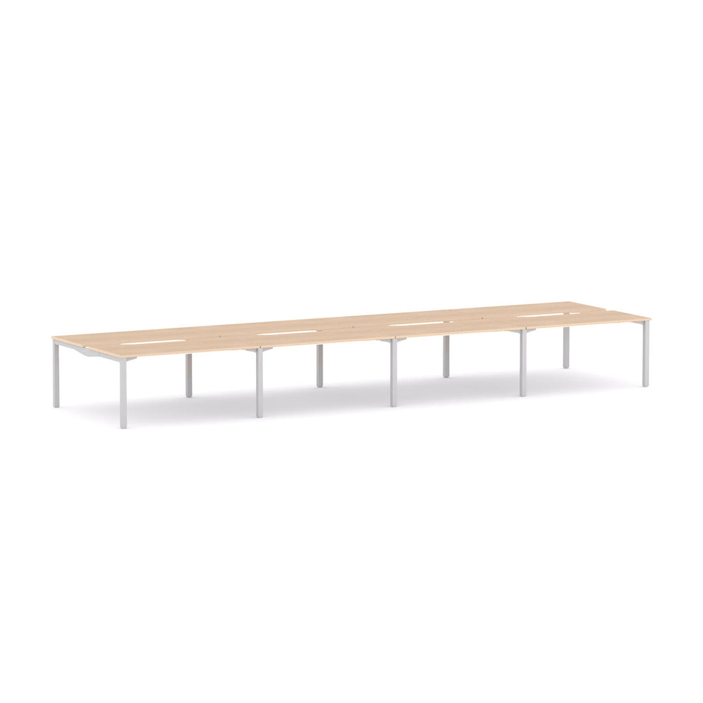Axis Stretch 8-User Double-Sided Workstation - alternate view, size or finish; optional items may be shown