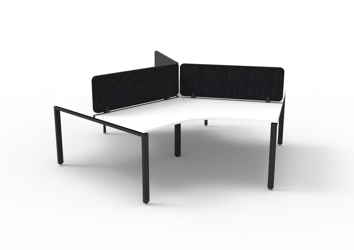Infinity 120 Degree Profile Leg Workstation - Eco Panel Screen - hover view