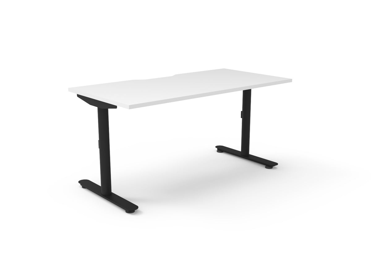 Halo Static Single Sided Workstation - Framed Screen Options - configuration image