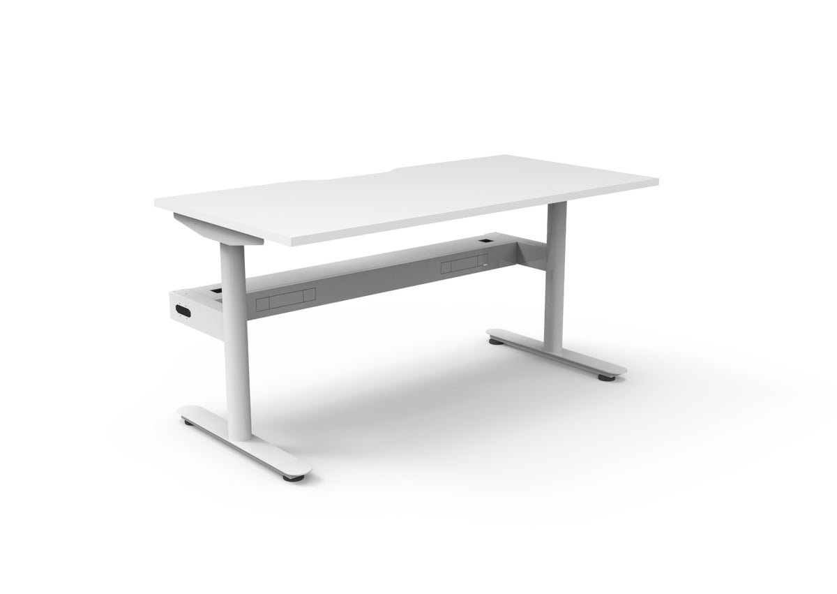 Halo Static Single Sided Workstation - Framed Screen Options - configuration image