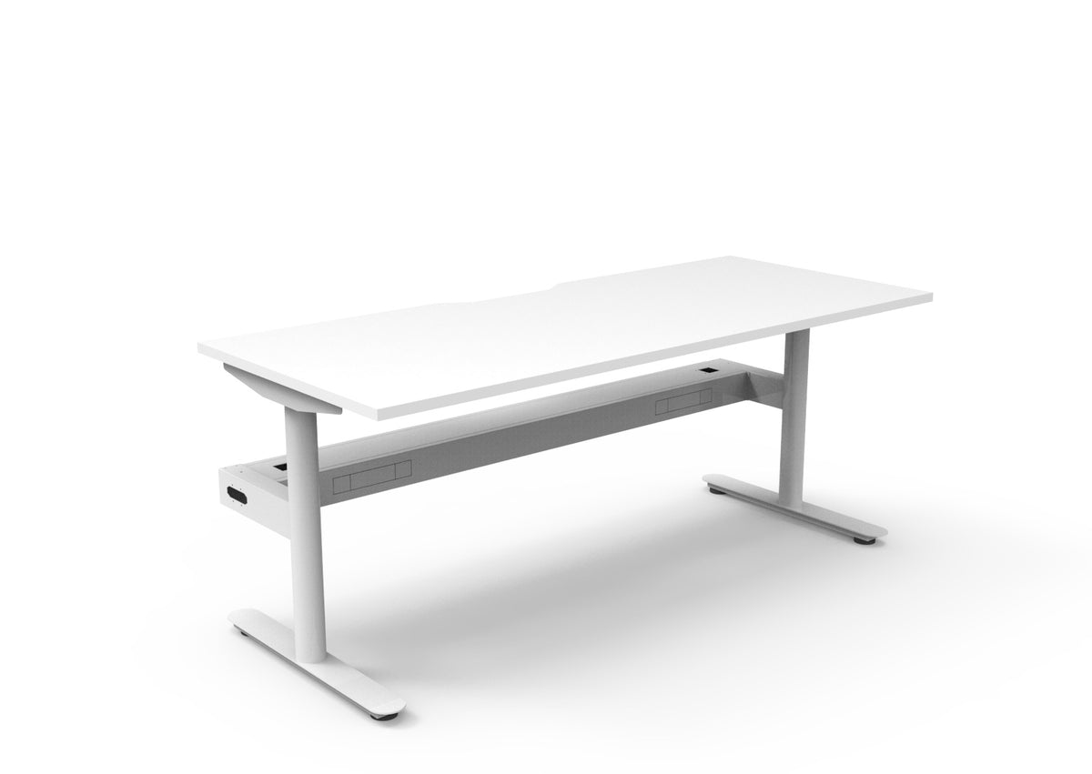 Halo Static Single Sided Workstation - Framed Screen Options - configuration image
