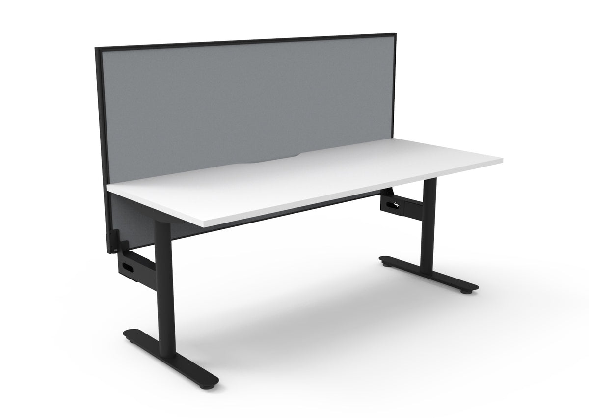 Halo Static Single Sided Workstation - Framed Screen Options - configuration image