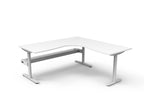 Halo Static Corner Workstation - Framed Screen Options - configuration image