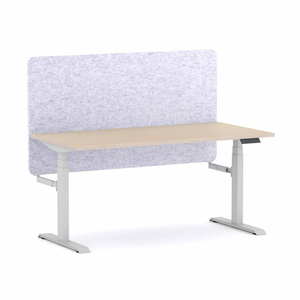 Klass 3C/2M Electric Single Workstation with AcoustiQ Screen - alternate view, size or finish; optional items may be shown