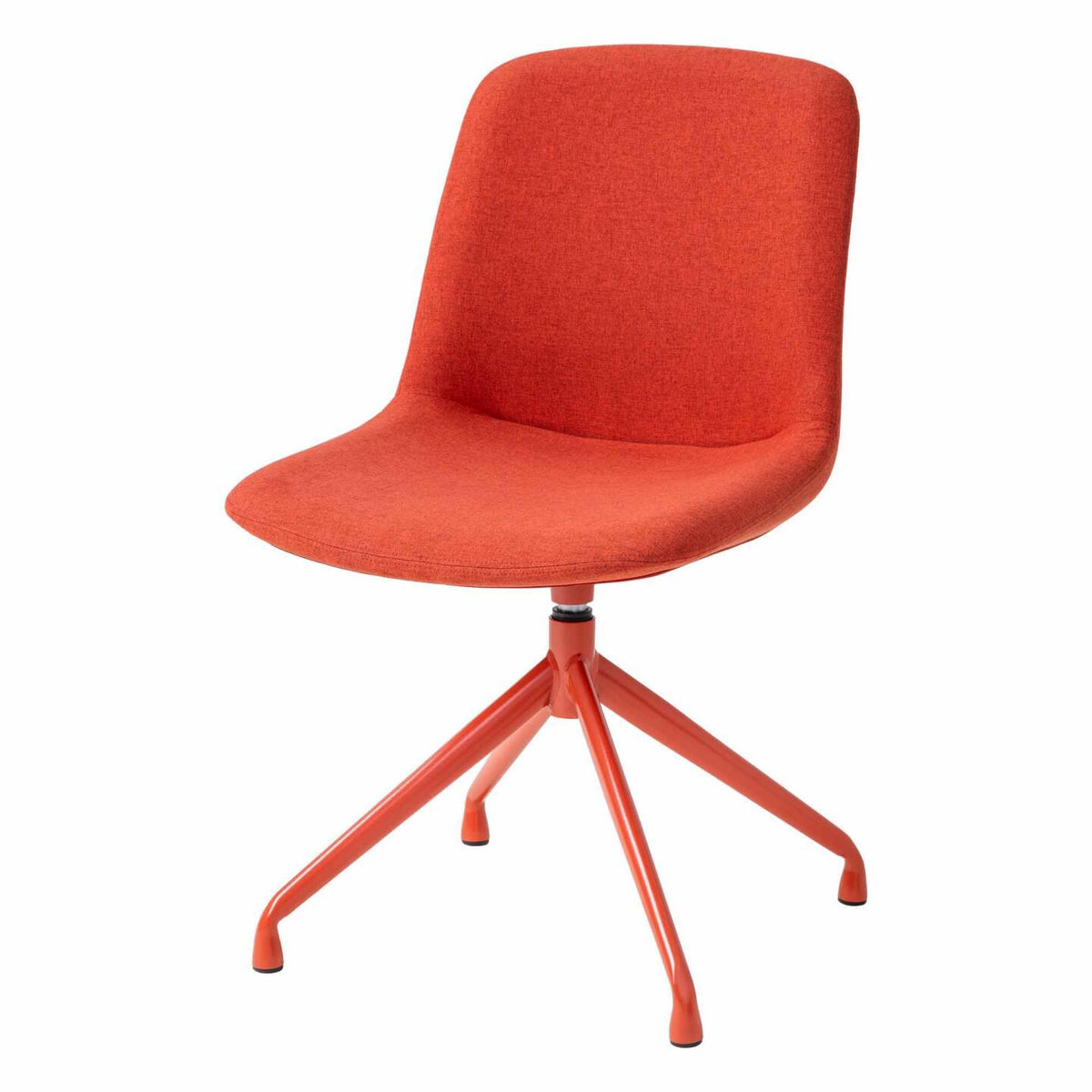 Vista Pivot Chair – Fully Upholstered — Rust, Fully Upholstered