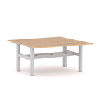 Agile Fixed Rectangle 2-Person DSD Workstation - alternate view, size or finish; optional items may be shown