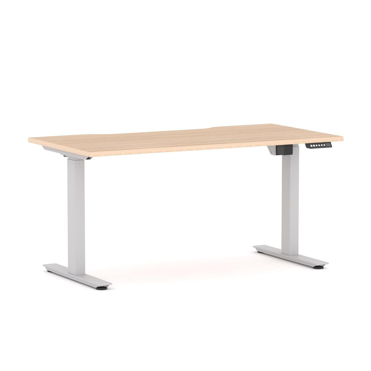 Agile 2C/1M Electric Straight Workstation - alternate view, size or finish; optional items may be shown