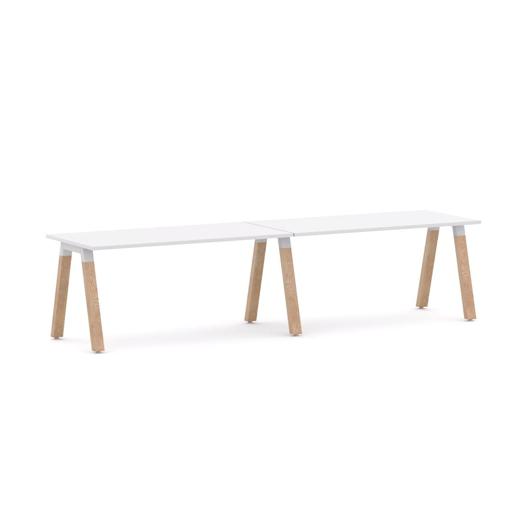 Plantation 2-User Single-Sided Workstation - alternate view, size or finish; optional items may be shown