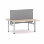 Klass Fixed 2-User Double-Sided Workstation with Edge25 Screen - alternate view, size or finish; optional items may be shown