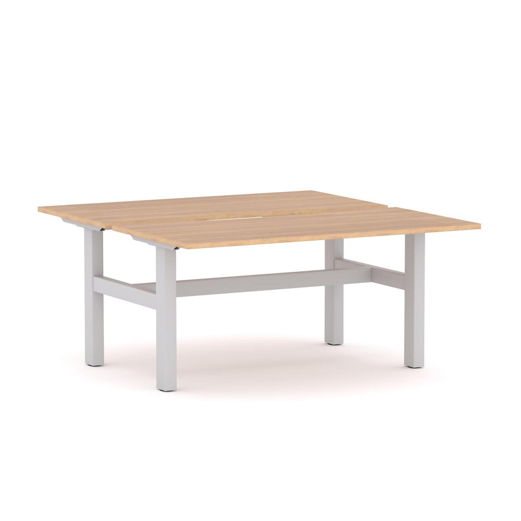 Agile Fixed Rectangle 2-Person DSD Workstation - alternate view, size or finish; optional items may be shown
