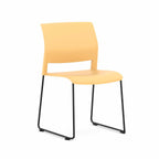 Game Chair Sled — Black, Daffodil, No Upholstery