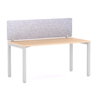 Axis Single Workstation with AcoustiQ Screen - alternate view, size or finish; optional items may be shown