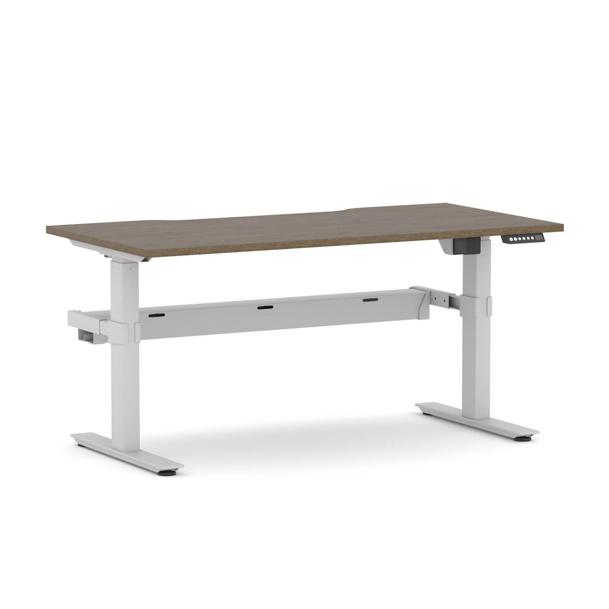 Agile 2C/1M Electric Straight Workstation - alternate view, size or finish; optional items may be shown