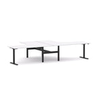 Agile Fixed Round 2-Person 90° Workstation - alternate view, size or finish; optional items may be shown