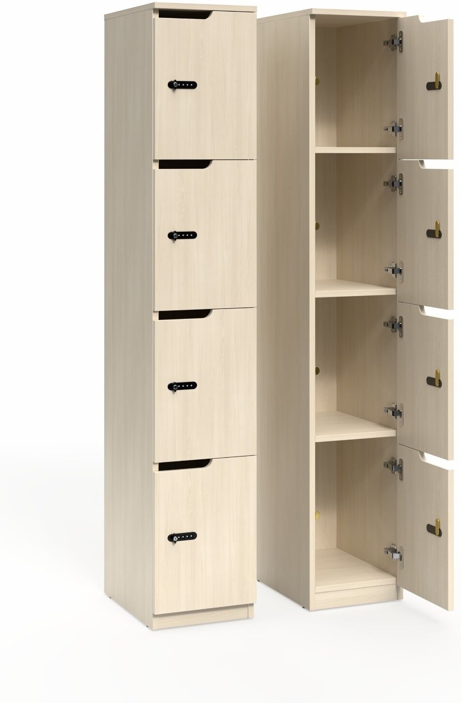 Knox Four-Door Locker - alternate view, size or finish; optional items may be shown