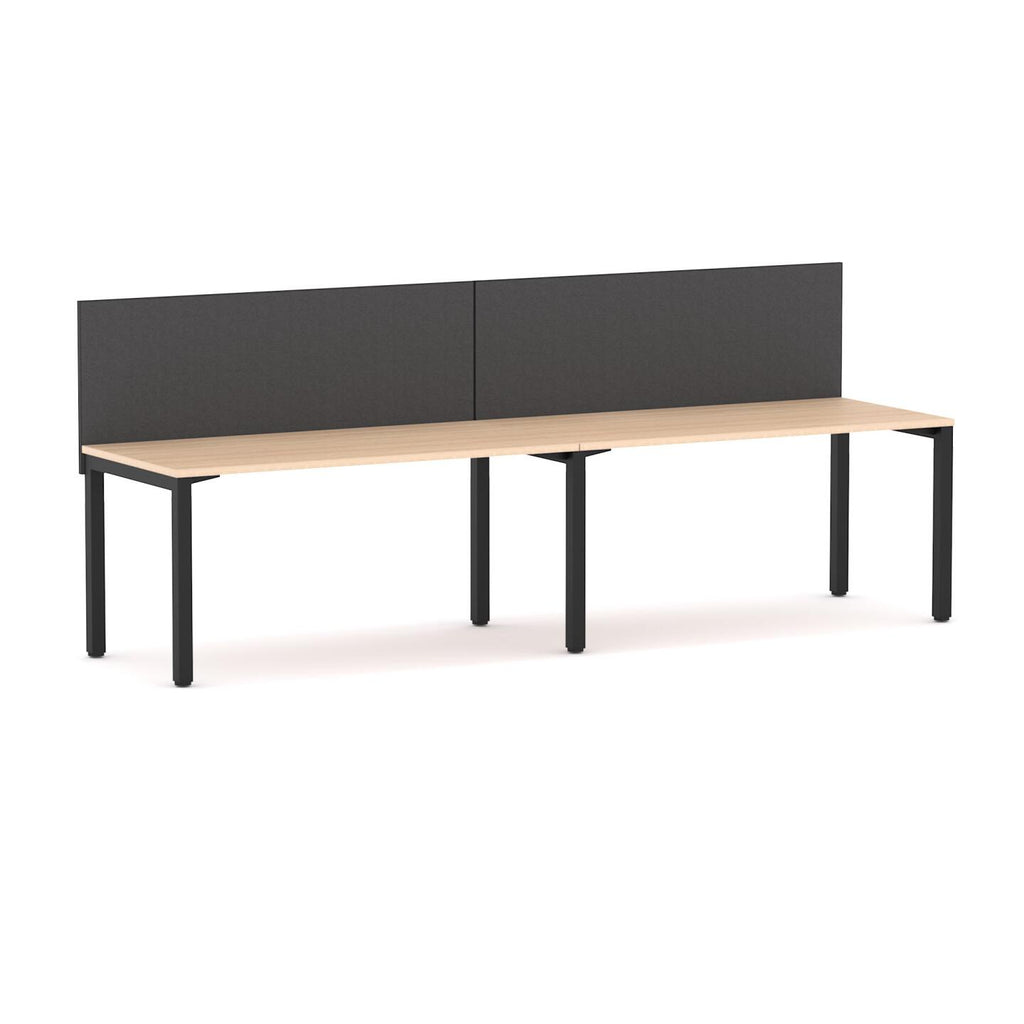 Axis 2-User Single-Sided Workstation with Edge25 Screen - product image