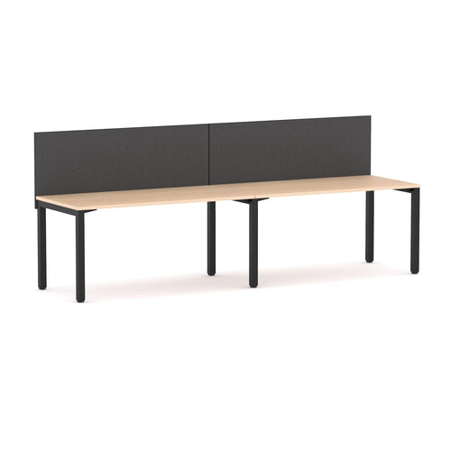 Axis 2-User Single-Sided Workstation with Edge25 Screen - product image