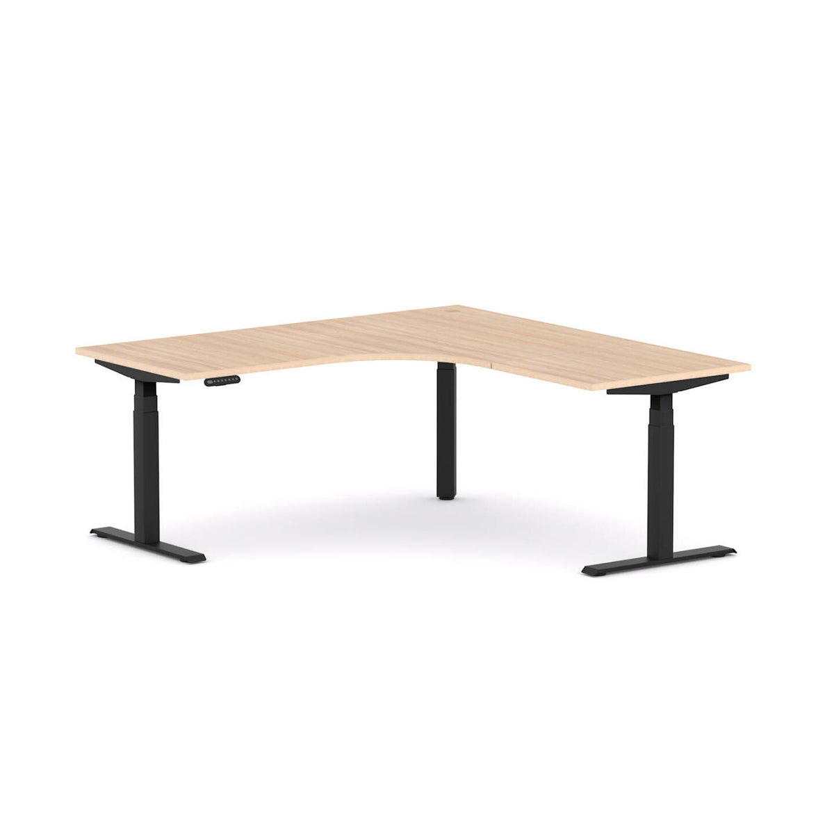 AgileMotion 3C/2M Electric 90° Workstation - alternate view, size or finish; optional items may be shown