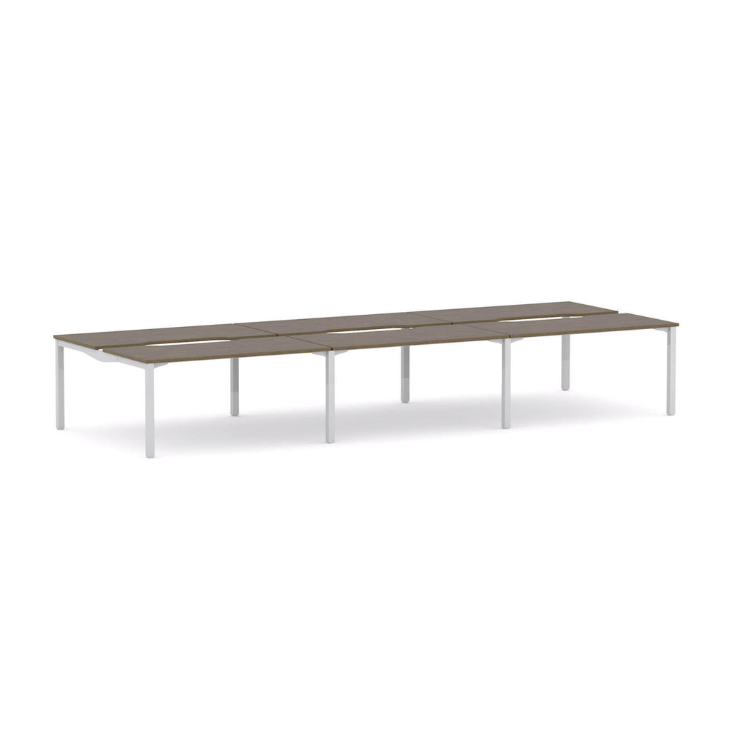 Axis Stretch 6-User Double-Sided Workstation - alternate view, size or finish; optional items may be shown