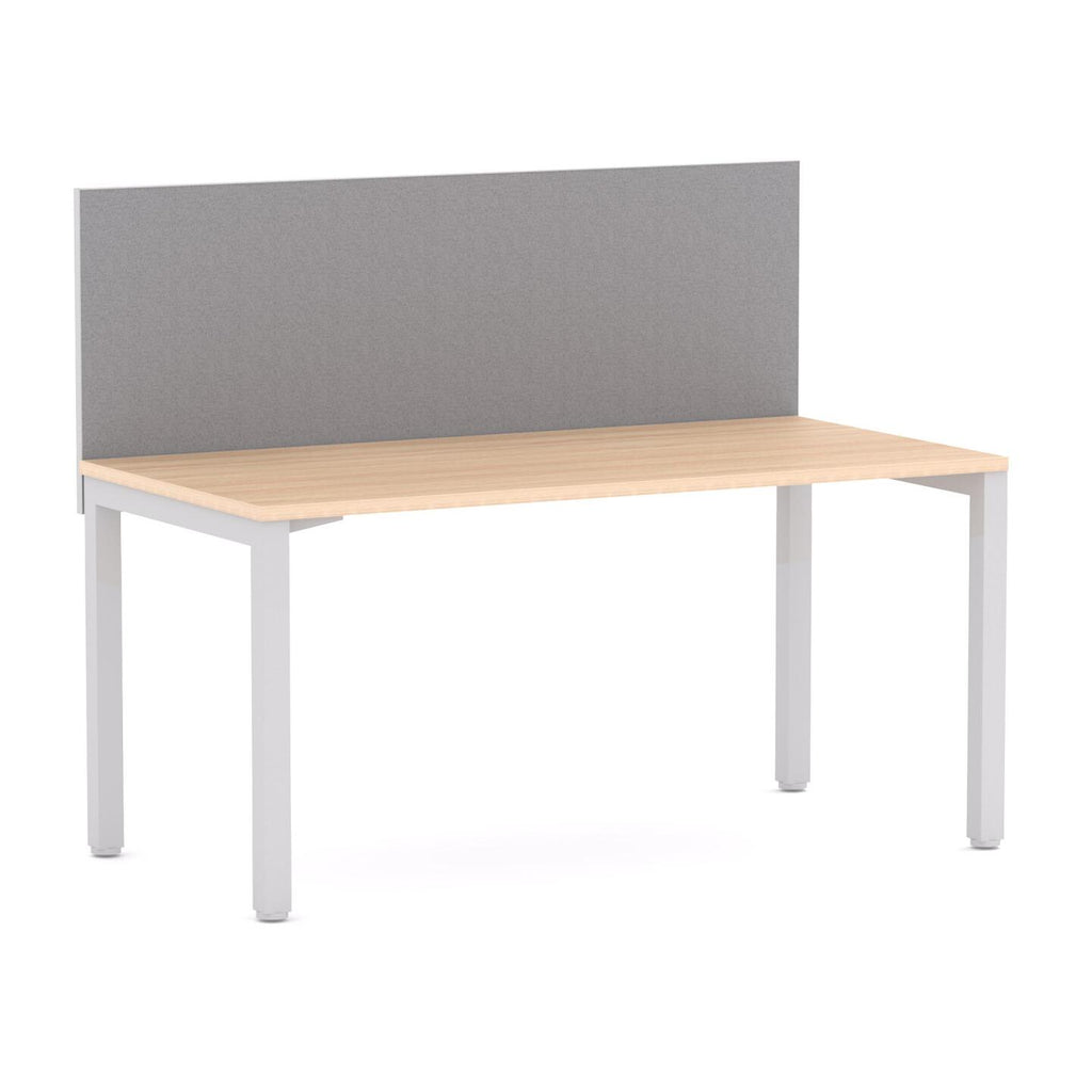 Axis Single Workstation with Edge25 Screen - alternate view, size or finish; optional items may be shown
