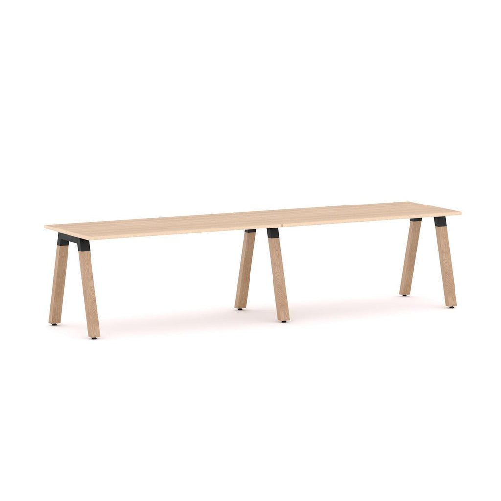 Plantation 2-User Single-Sided Workstation - alternate view, size or finish; optional items may be shown
