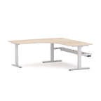 Agile Fixed Rectangle 90° Workstation - alternate view, size or finish; optional items may be shown