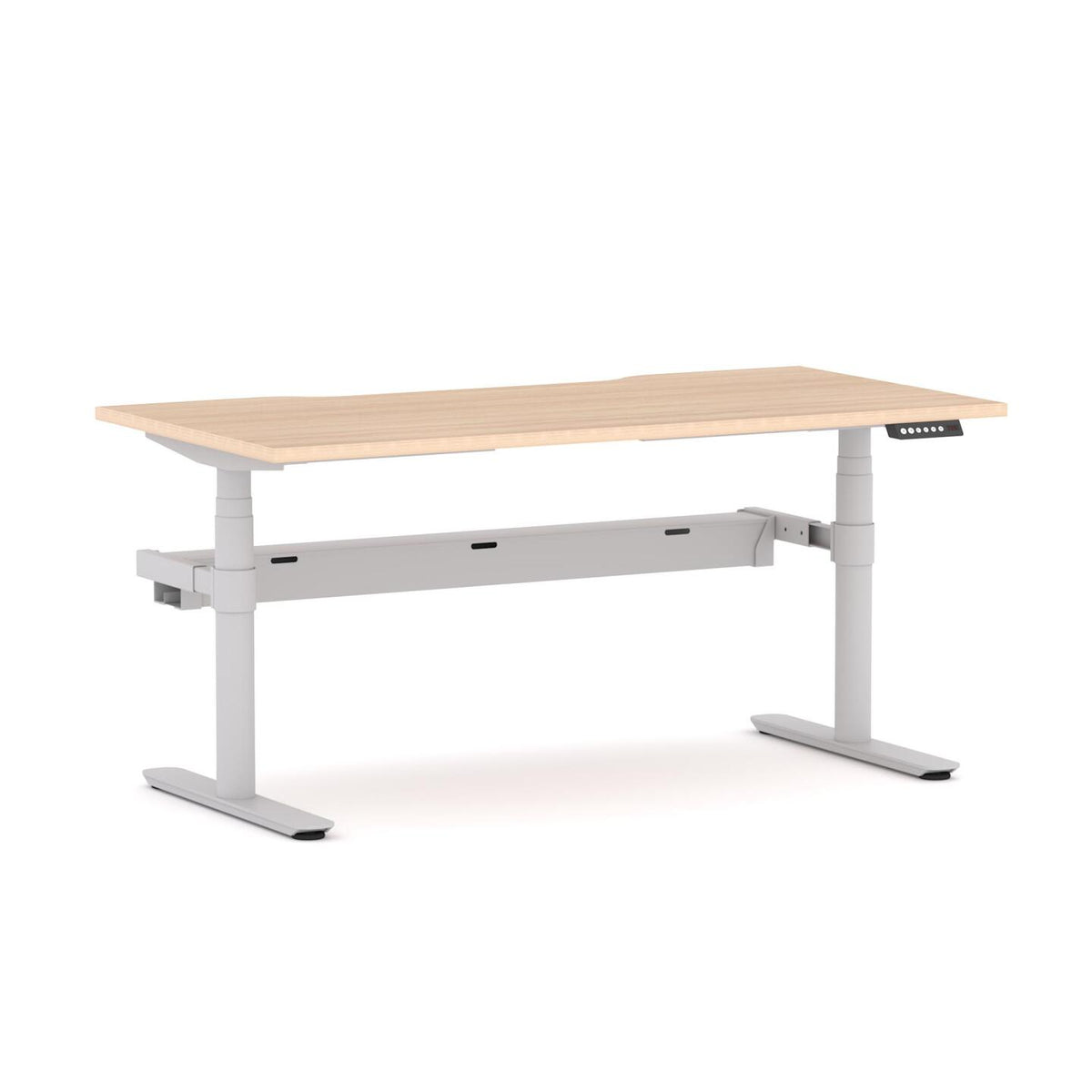 AgileMotion+ 3C/2M Electric Round Straight Workstation - alternate view, size or finish; optional items may be shown