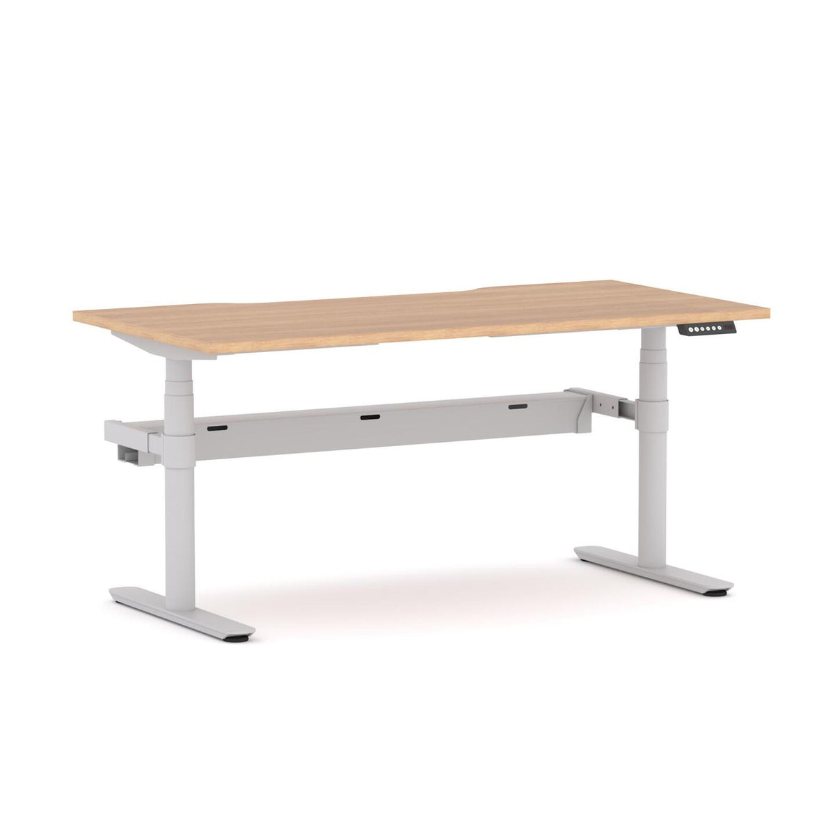 AgileMotion+ 3C/2M Electric Round Straight Workstation - alternate view, size or finish; optional items may be shown