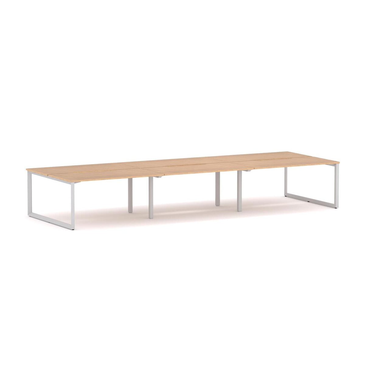 Anvil 6-User Double-Sided Workstation - alternate view, size or finish; optional items may be shown