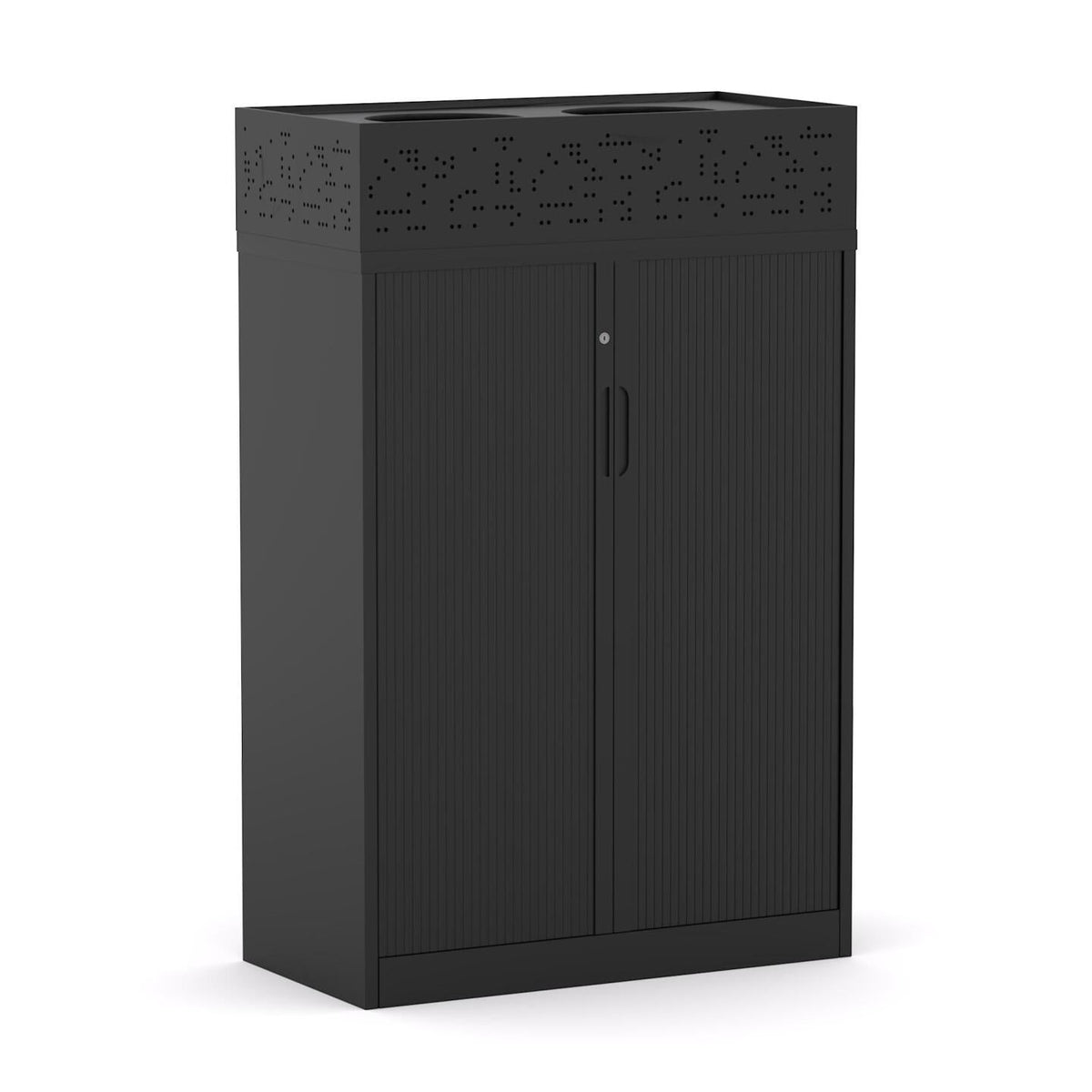 Tempo Tambour Cabinet - alternate view, size or finish; optional items may be shown