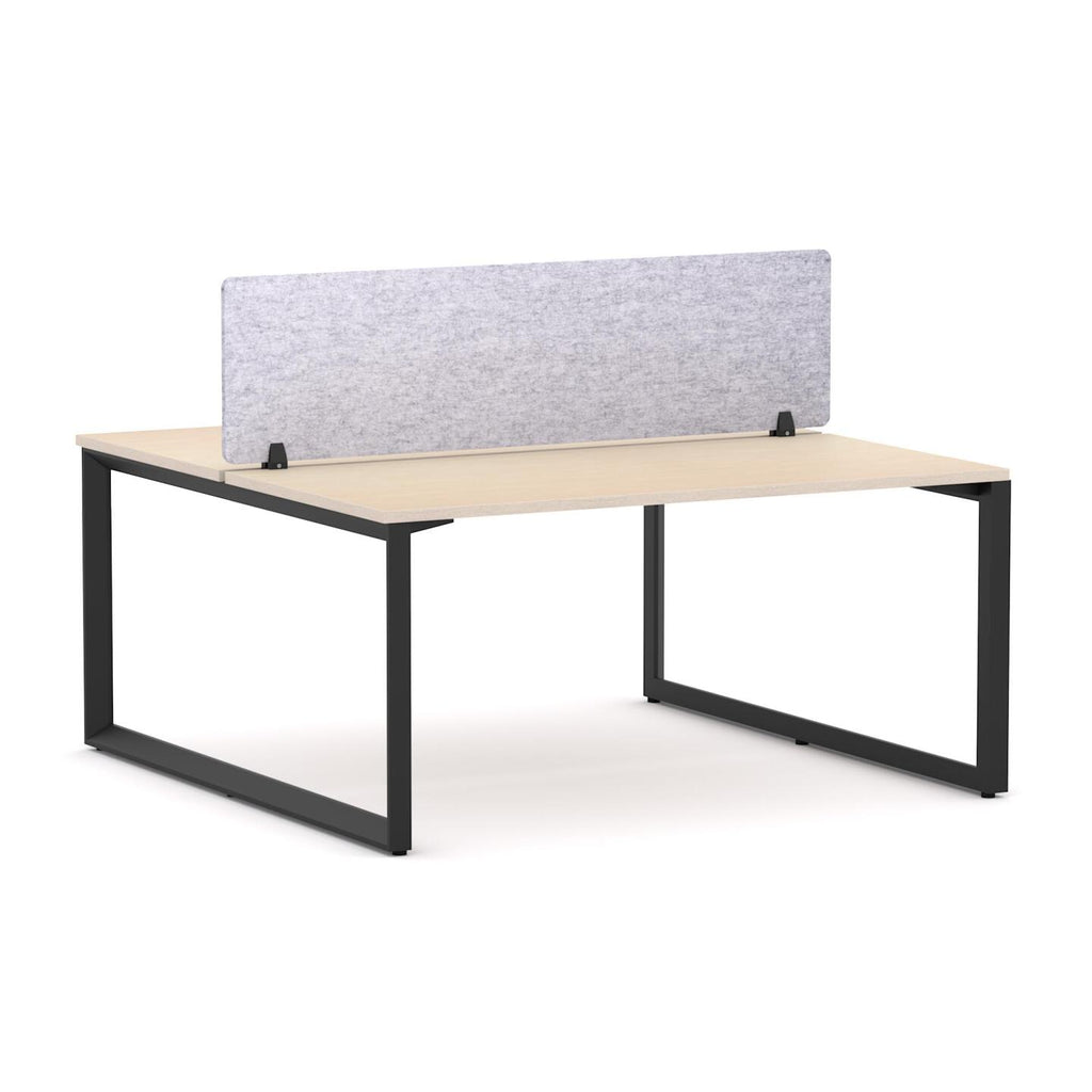 Anvil 2-User Double-Sided Workstation with AcoustiQ Screen - alternate view, size or finish; optional items may be shown