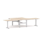 Agile 2C/1M Electric 2-Person 90° Workstation - alternate view, size or finish; optional items may be shown