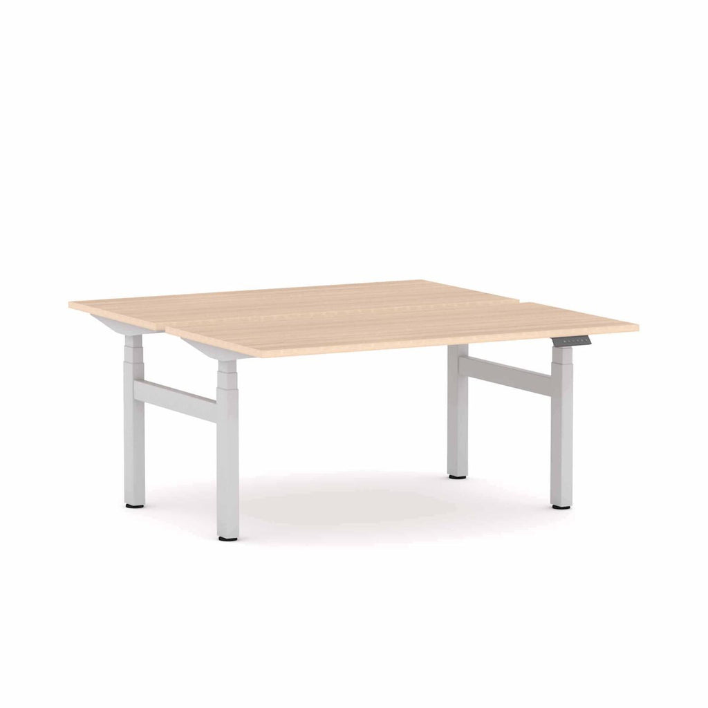 Klass 3C/2M Electric 2-User Double-Sided Workstation - alternate view, size or finish; optional items may be shown