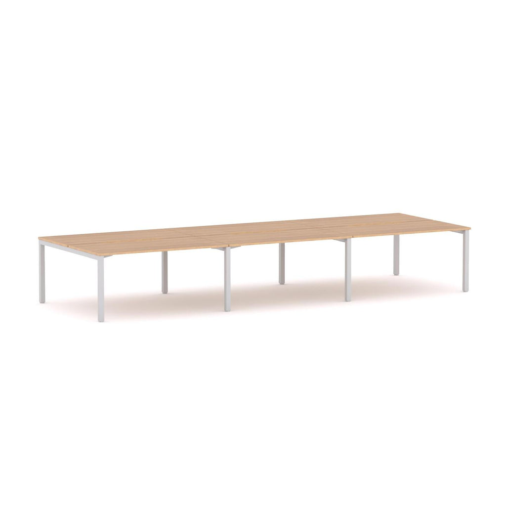 Axis 6-User Double-Sided Workstation - alternate view, size or finish; optional items may be shown
