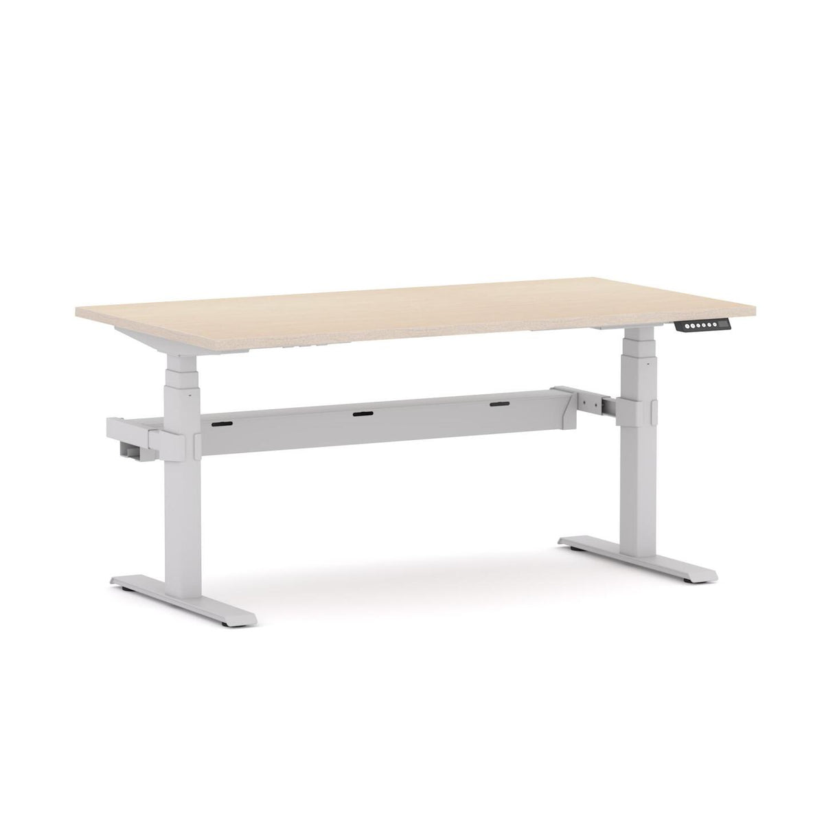AgileMotion+ 3C/2M Electric Rectangle Straight Workstation - alternate view, size or finish; optional items may be shown
