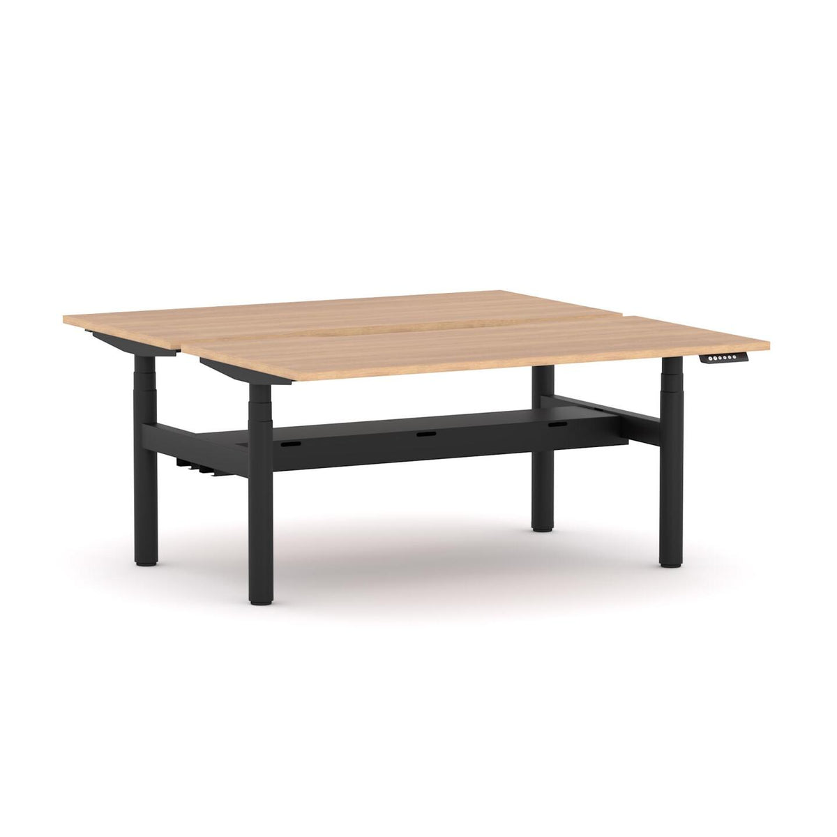 AgileMotion+ 3C/2M Electric Round 2-Person DSD Workstation - alternate view, size or finish; optional items may be shown