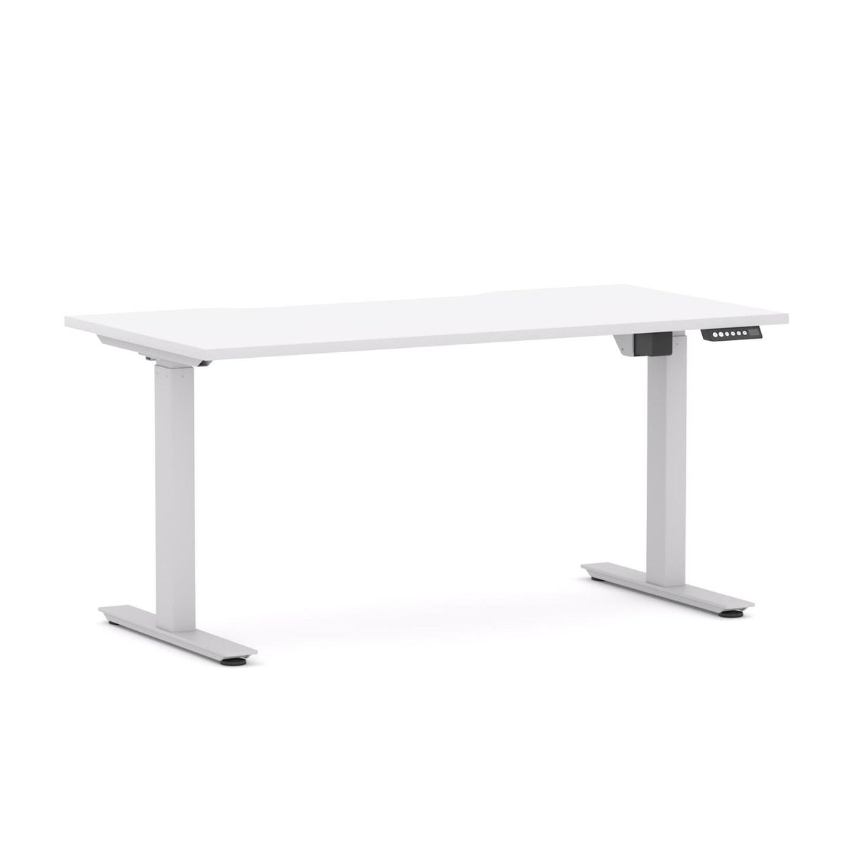 Agile 2C/1M Electric Straight Workstation - alternate view, size or finish; optional items may be shown