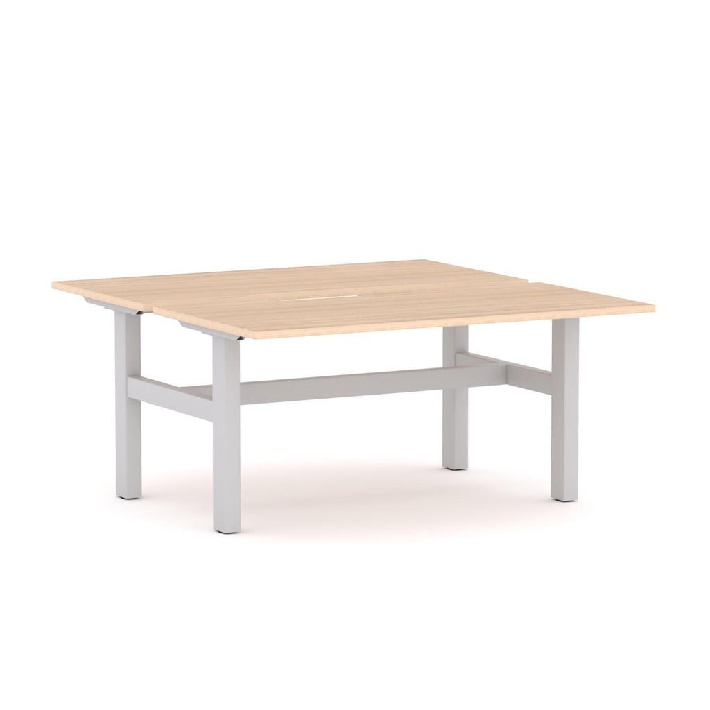Agile Fixed Rectangle 2-Person DSD Workstation - alternate view, size or finish; optional items may be shown