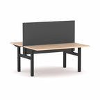 Klass Fixed 2-User Double-Sided Workstation with Edge25 Screen - alternate view, size or finish; optional items may be shown