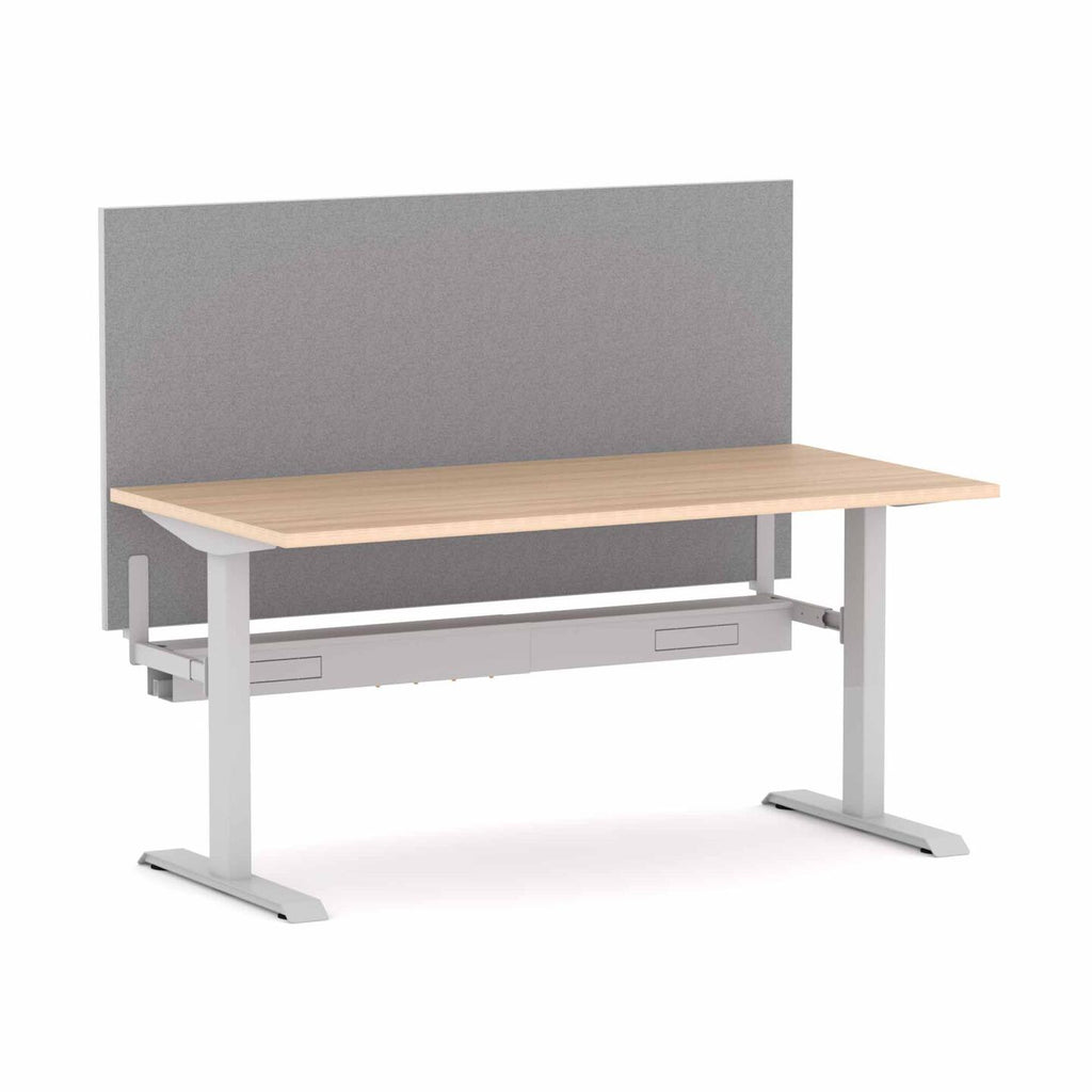 Klass Fixed Single Workstation with Edge25 Screen - alternate view, size or finish; optional items may be shown