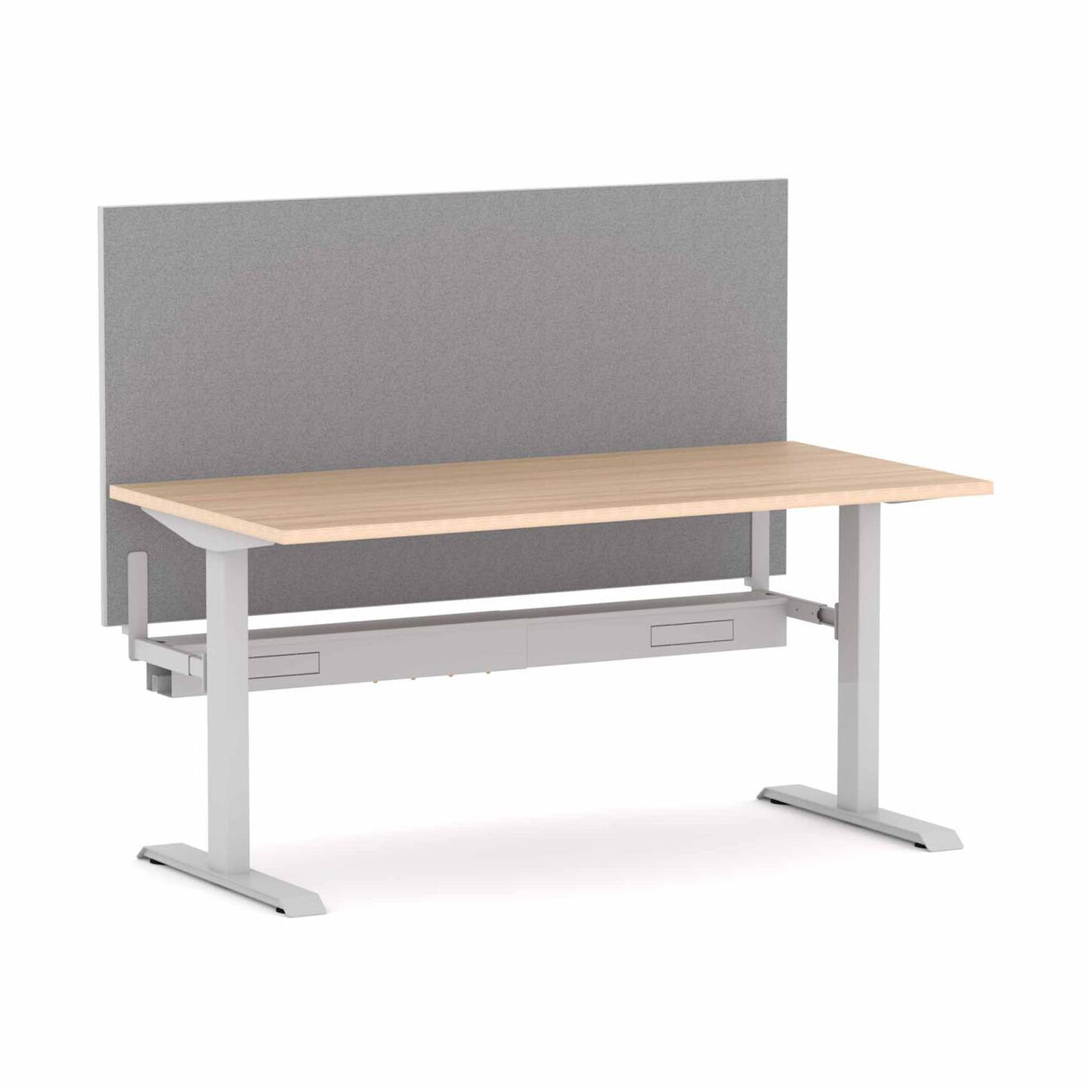 Klass Fixed Single Workstation with Edge25 Screen - alternate view, size or finish; optional items may be shown