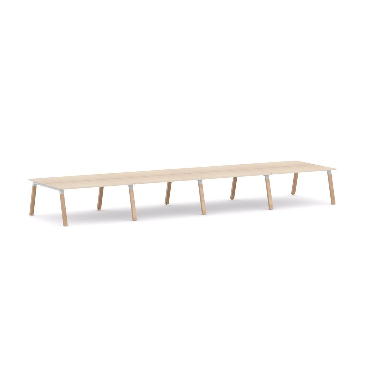 Plantation 8-User Double-Sided Workstation - alternate view, size or finish; optional items may be shown