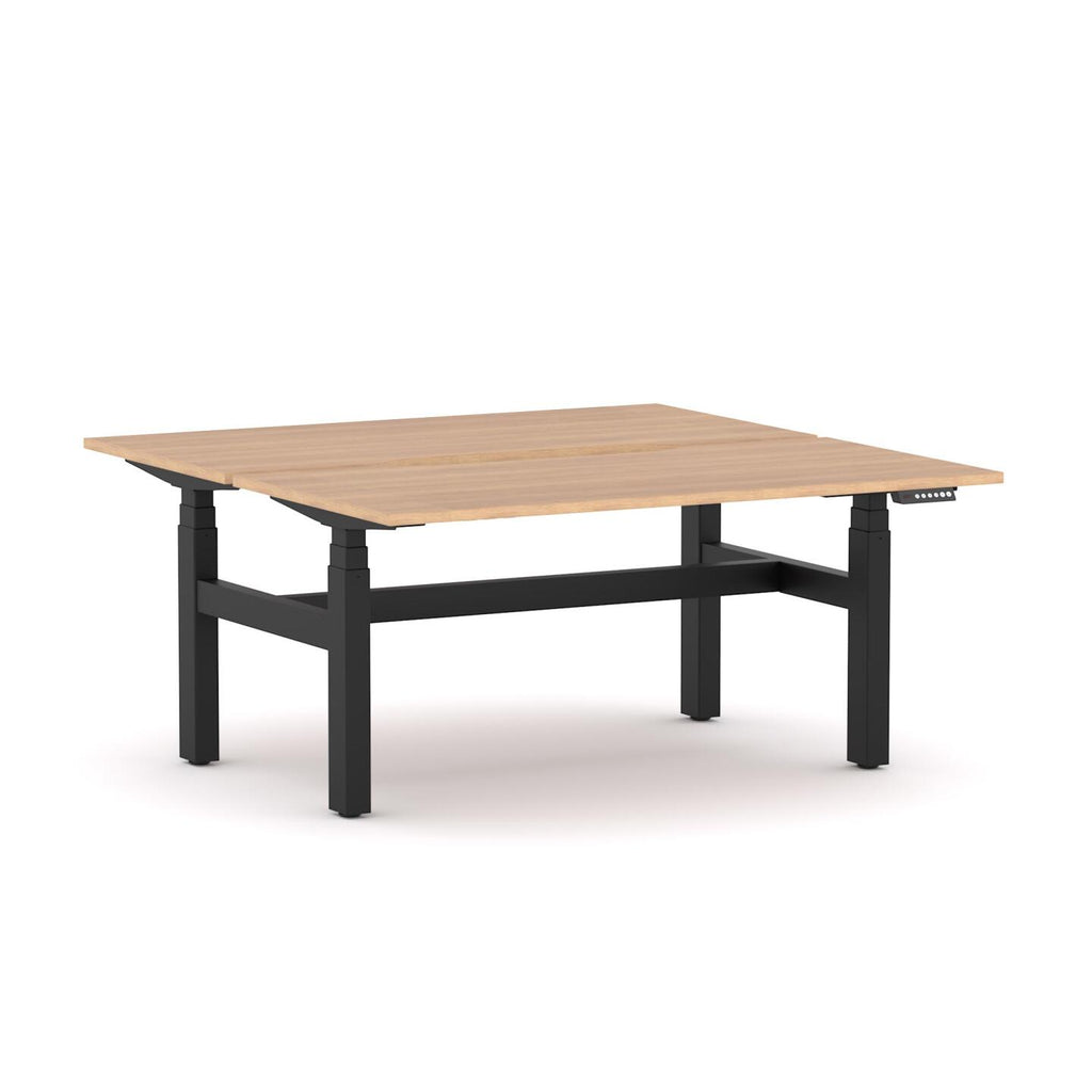 AgileMotion+ 3C/2M Electric Rectangle 2-Person DSD Workstation - alternate view, size or finish; optional items may be shown