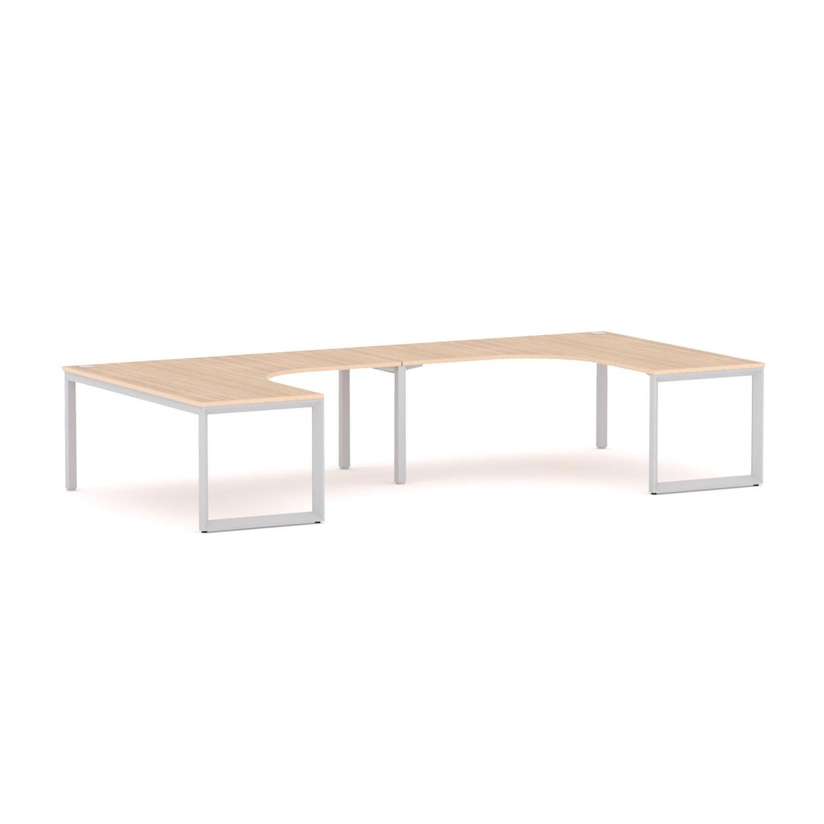 Anvil 2-User 90° Workstation (U-Layout) - alternate view, size or finish; optional items may be shown