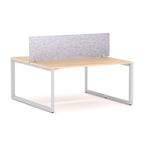 Anvil 2-User Double-Sided Workstation with AcoustiQ Screen - alternate view, size or finish; optional items may be shown