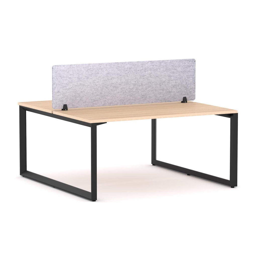 Anvil 2-User Double-Sided Workstation with AcoustiQ Screen - alternate view, size or finish; optional items may be shown