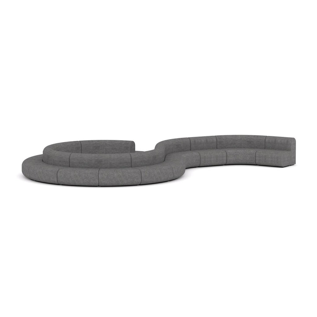 Grove Sofa Configuration 16 — Ash Grey #041